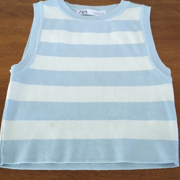 Zara knit crop top size S - Picture 3 of 6